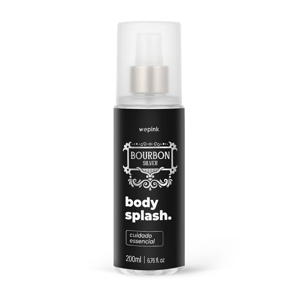 Body Splash Bourbon Silver Desodorante Colônia 200ml - Wepink