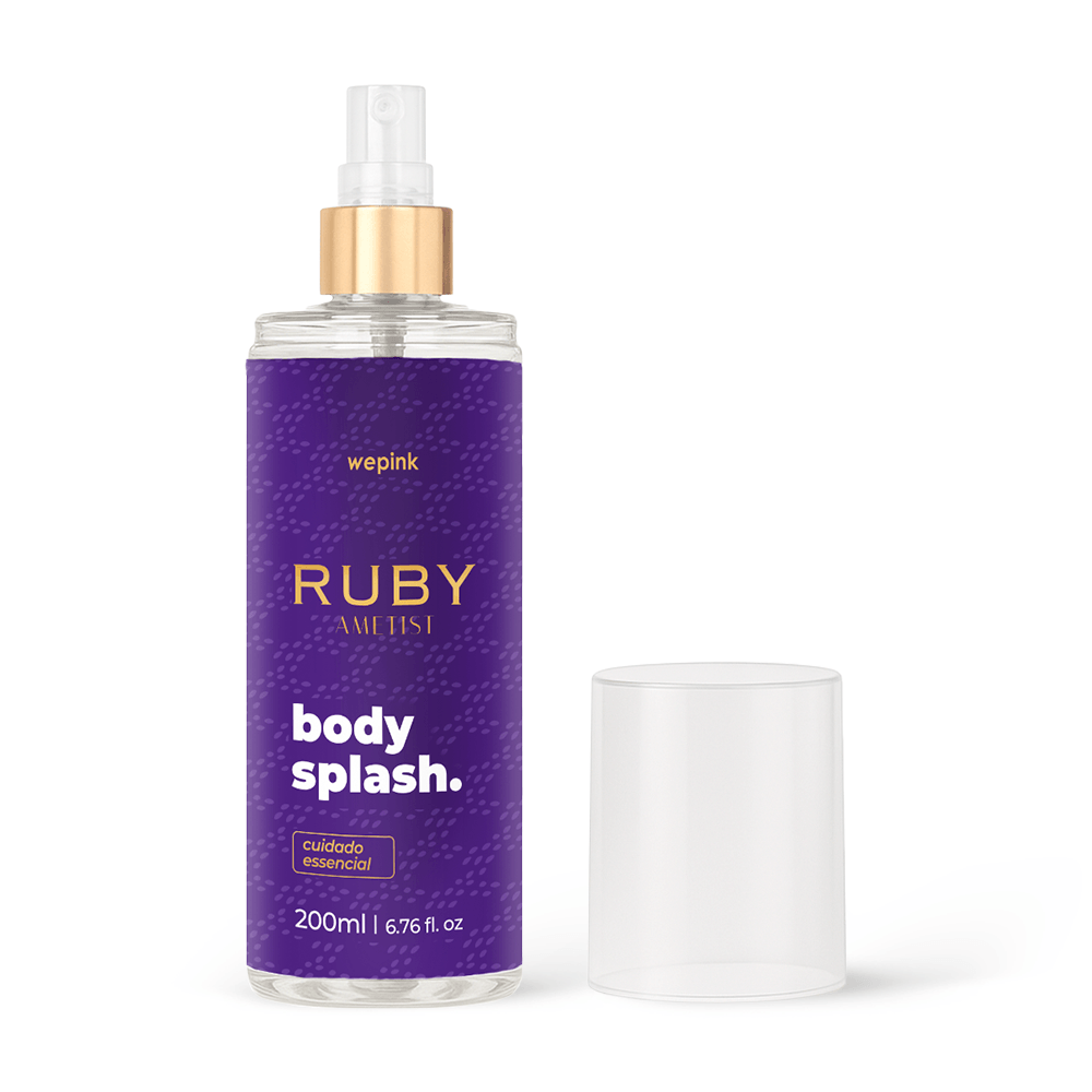 Body Splash Ruby Ametist Desodorante Colônia 200ml - Wepink