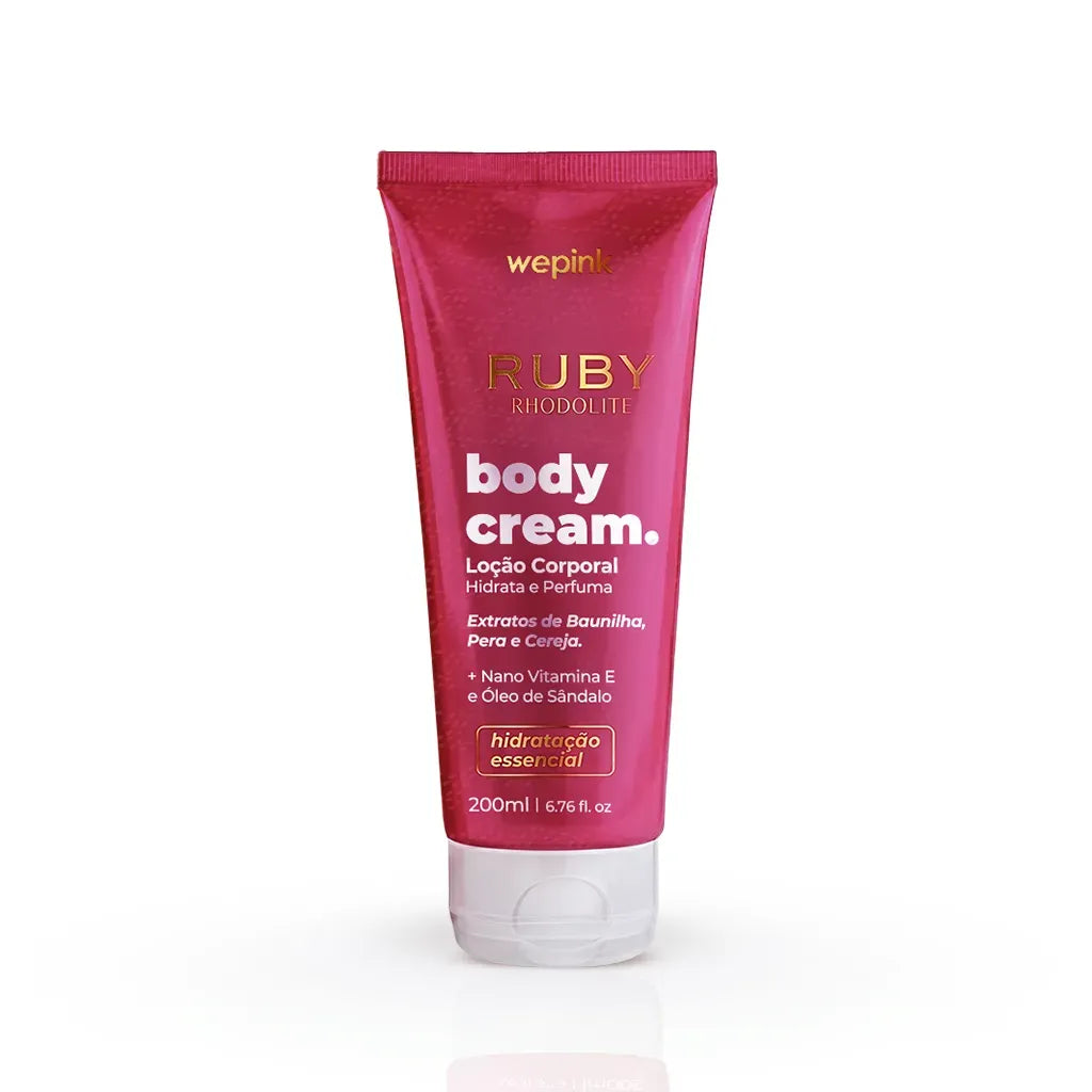 Body Cream Ruby Rhodolite Desodorante Hidratante 200ml - Wepink