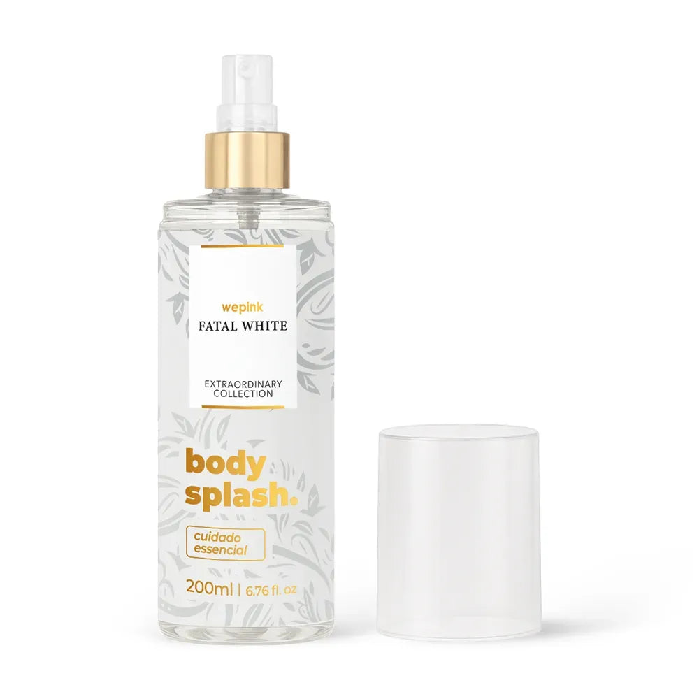 Body Splash Fatal White Desodorante Colônia 200ml - Wepink