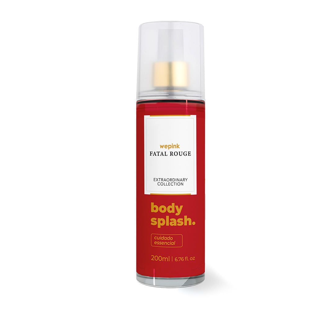 Body Splash Fatal Rouge Desodorante Colônia 200 ml - Wepink