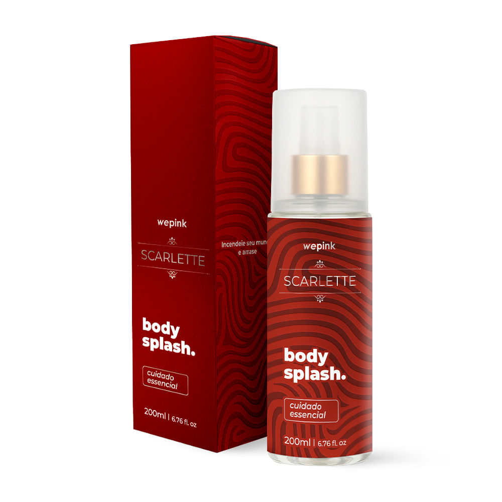 ody Splash Scarlette Desodorante Colônia 200ml - Wepink