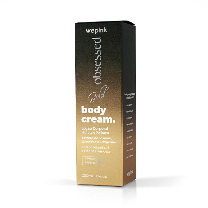 Body Cream Obsessed Gold Desodorante Hidratante 200ml - Wepink