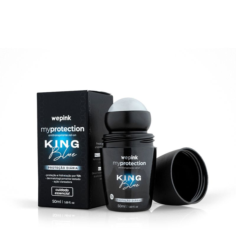 Desodorante Antitranspirante Roll-on King Blue 50ml- Wepink