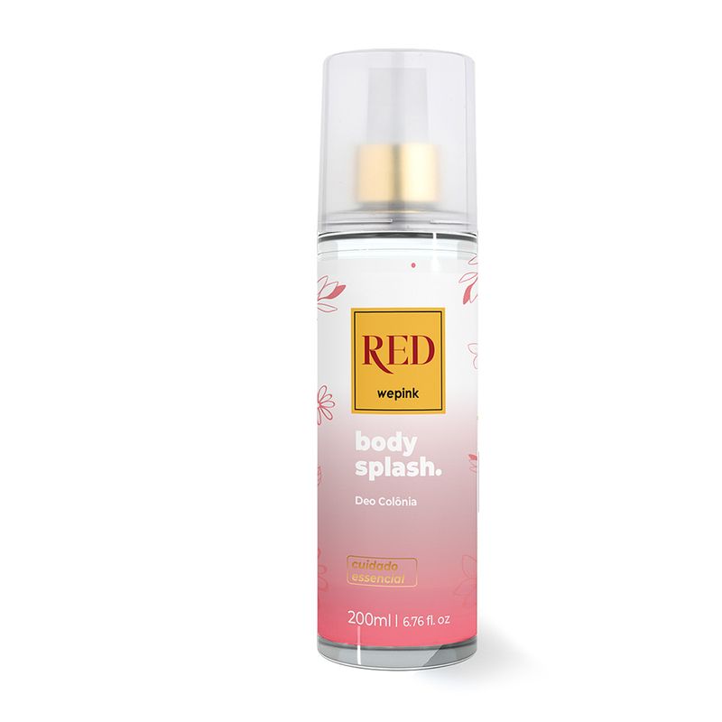 Body Splash Red Desodorante Colônia 200ml - Wepink