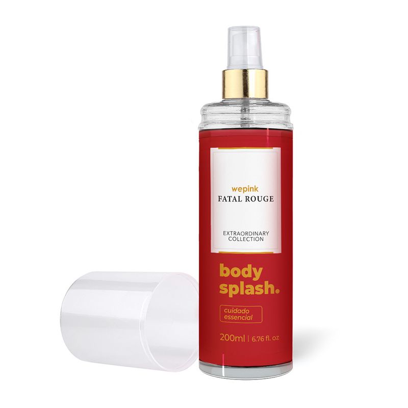 Body Splash Fatal Rouge Desodorante Colônia 200 ml - Wepink