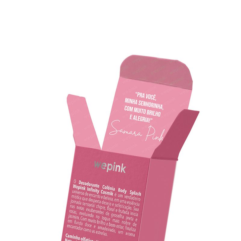 Body Splash Infinity Cosmik Desodorante Colônia 200ml - Wepink