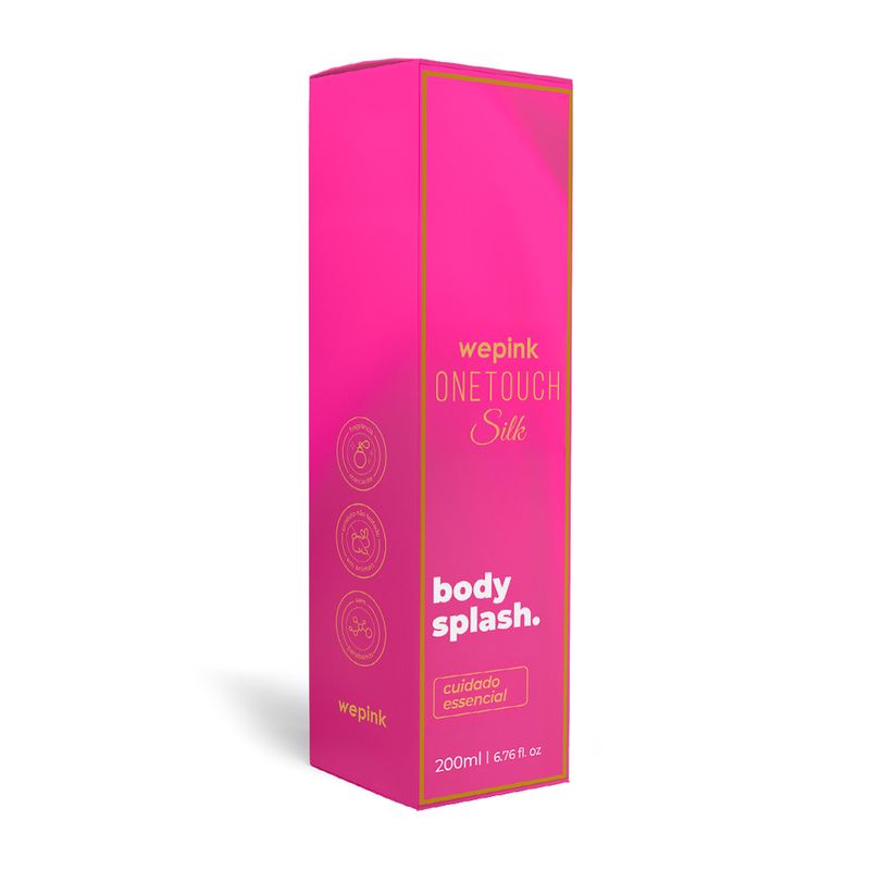 Body Splash One Touch Silk Desodorante Colônia 200ml - Wepink