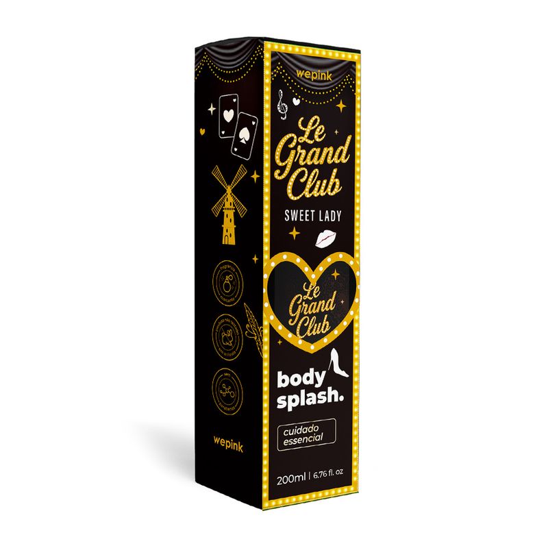 Body Splash Le Grand Club Sweet Lady Desodorante Colônia 200ml - Wepink