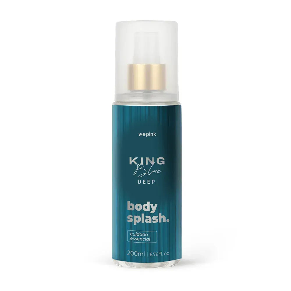 Body Splash King Blue Deep Desodorante Colônia 200ml - Wepink