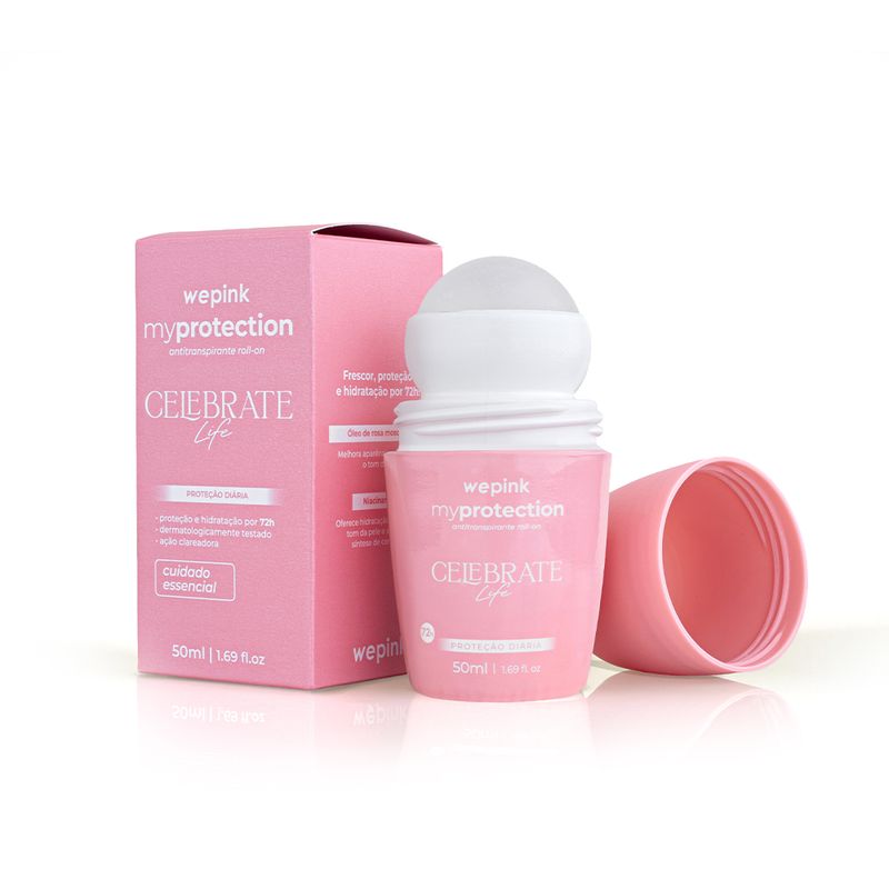 Desodorante Antitranspirante Roll-on Celebrate Life 50ml - Wepink