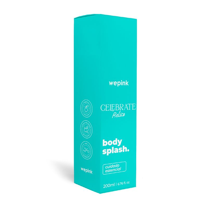 Body Splash Celebrate Relics Desodorante Colônia 200ml - Wepink