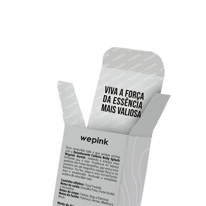 Body Splash Auretx Desodorante Colônia 200ml - Wepink