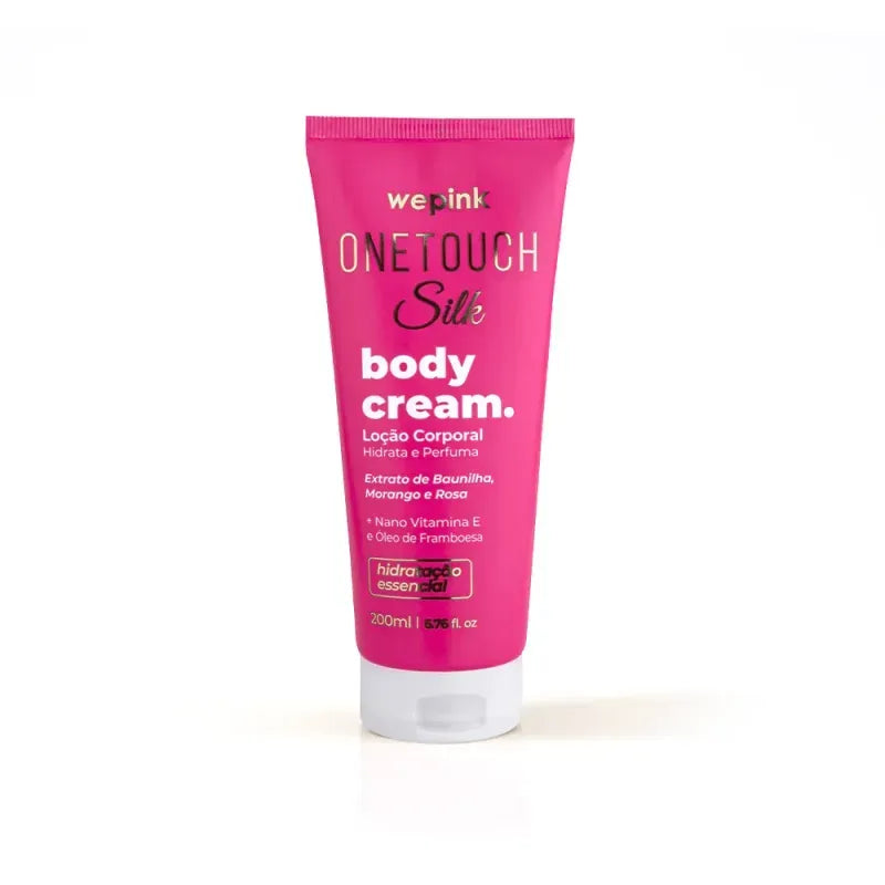 Body Cream One Touch Silk Desodorante Hidratante 200ml - Wepink