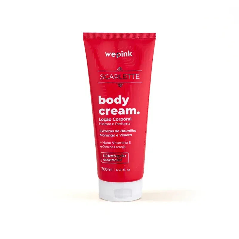 Body Cream Scarlette Desodorante Hidratante 200ml - Wepink