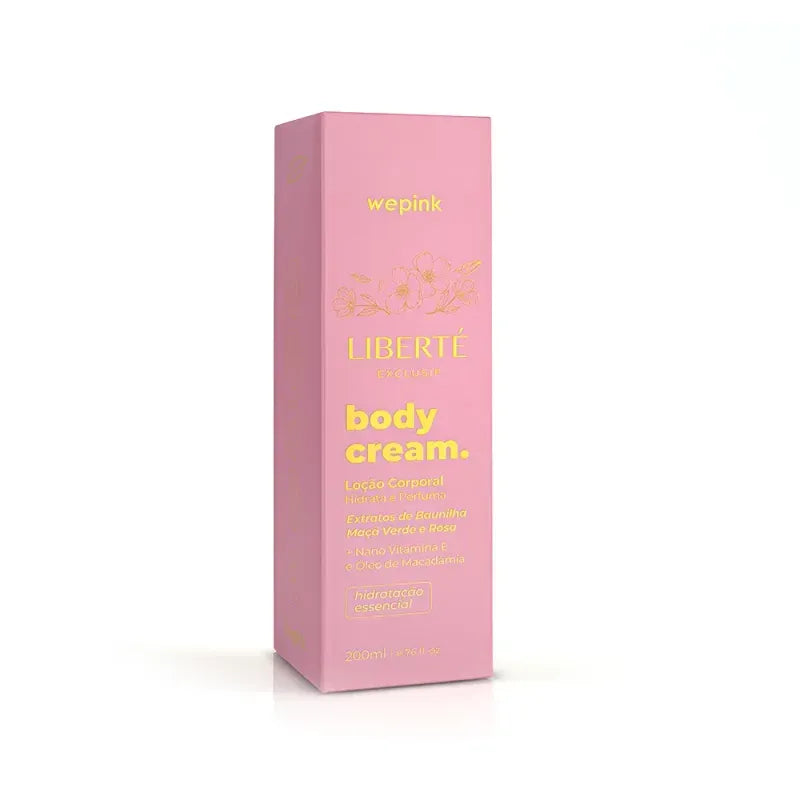 Body Cream Liberté Exclusif Desodorante Hidratante 200ml - Wepink