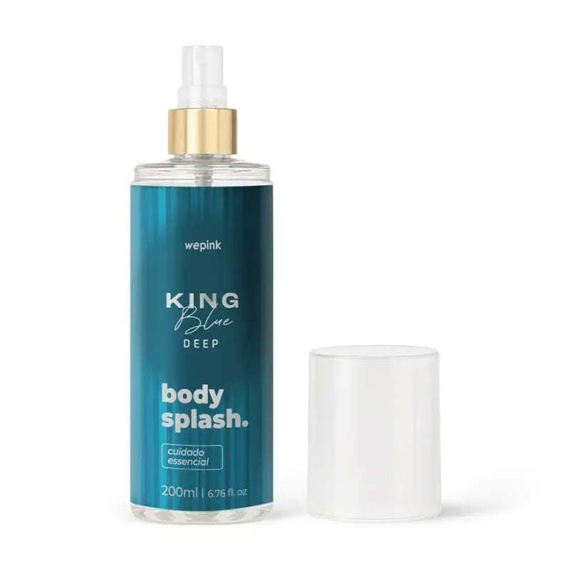 Body Splash King Blue Deep Desodorante Colônia 200ml - Wepink