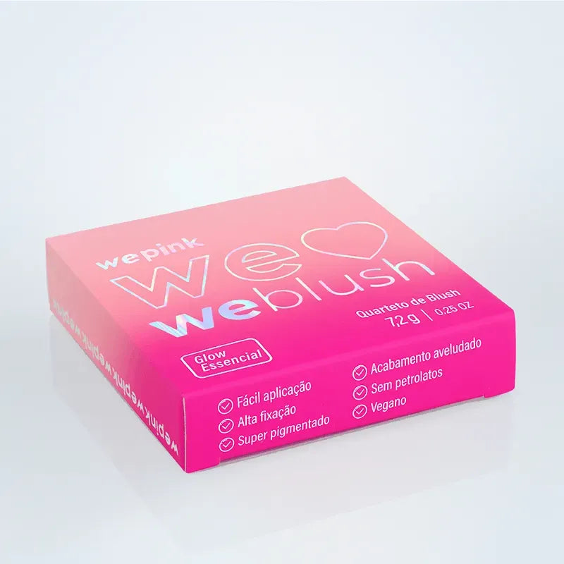 Weblush Quarteto de Blush 7,2g - Wepink