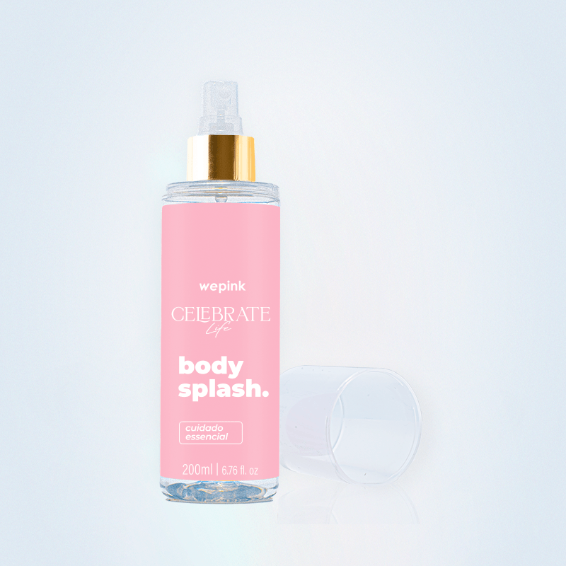 Body Splash Celebrate Life Desodorante Colônia 200ml - Wepink