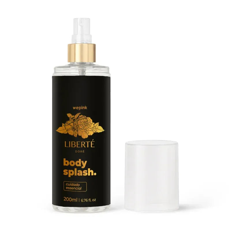 Body Splash Liberté Doré Desodorante Colônia 200ml - Wepink