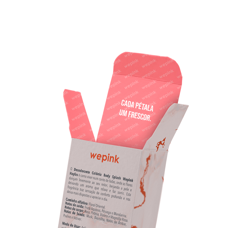 Body Splash Haylas Desodorante Colônia 200ml - Wepink