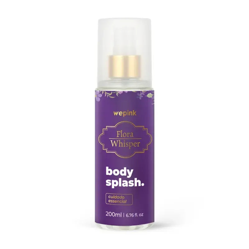Body Splash Flora Whisper Desodorante Colônia 200ml - Wepink