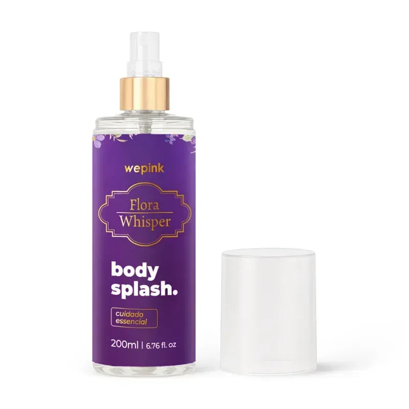 Body Splash Flora Whisper Desodorante Colônia 200ml - Wepink