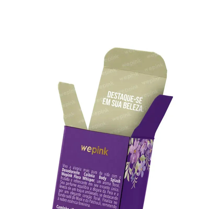 Body Splash Flora Whisper Desodorante Colônia 200ml - Wepink