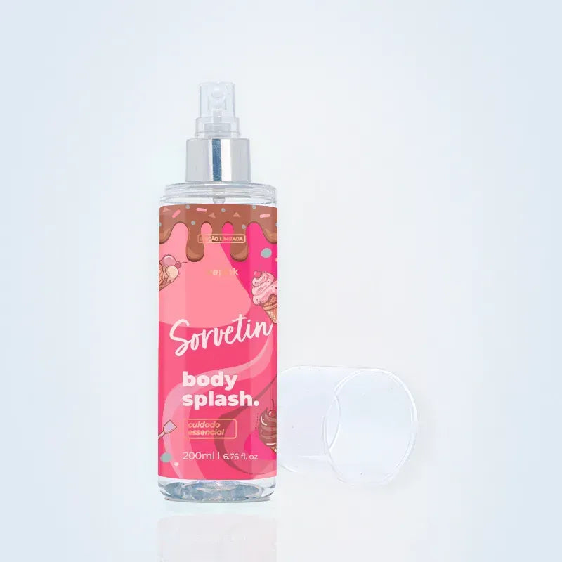 Body Splash Sorvetin Desodorante Colônia 200ml - Wepink