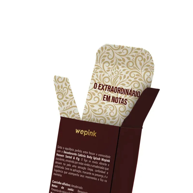 Body Splash Heaven Santal & Fig Desodorante Colônia 200ml - Wepink