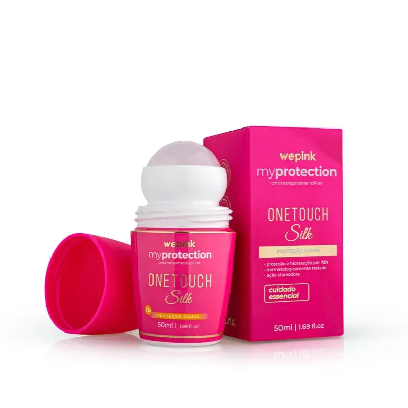 Desodorante Antitranspirante Roll-on One Touch Silk 50ml - Wepink