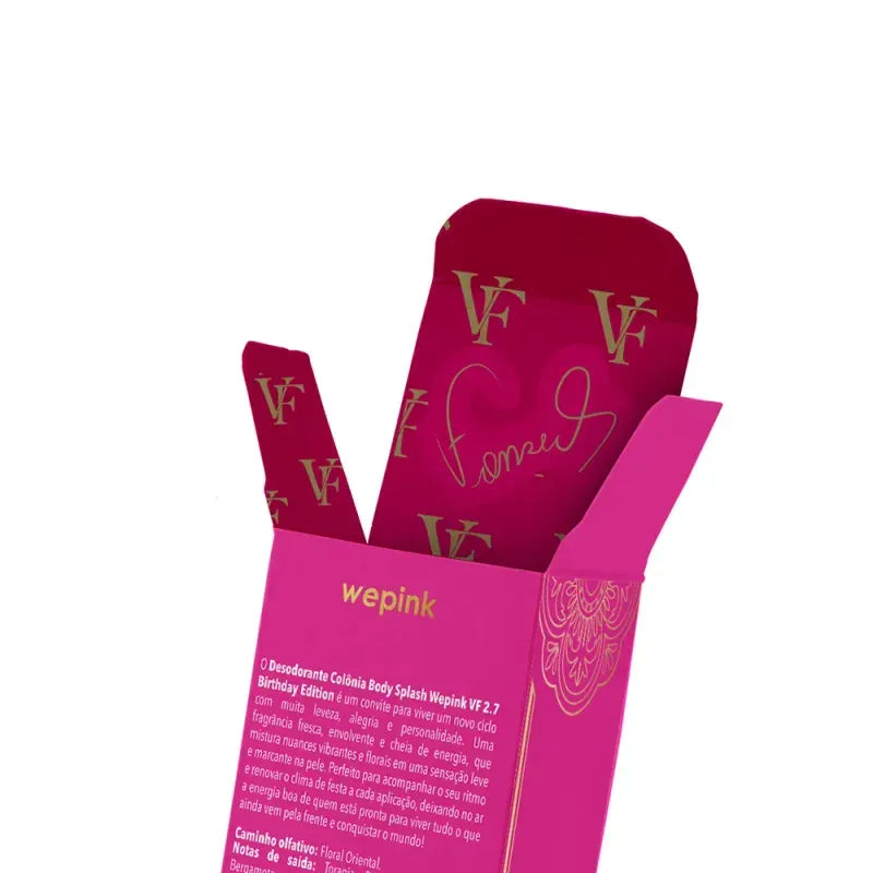 Body Splash VF 2.7 Desodorante Colônia 200ml - Wepink