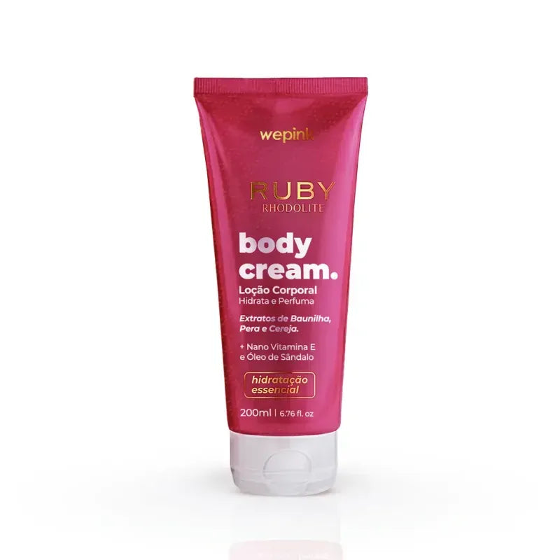 Body Cream Ruby Rhodolite Desodorante Hidratante 200ml - Wepink