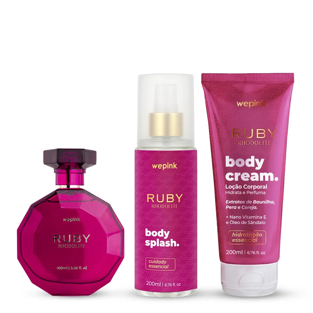 Kit Linha Ruby Rhodolite - Wepink
