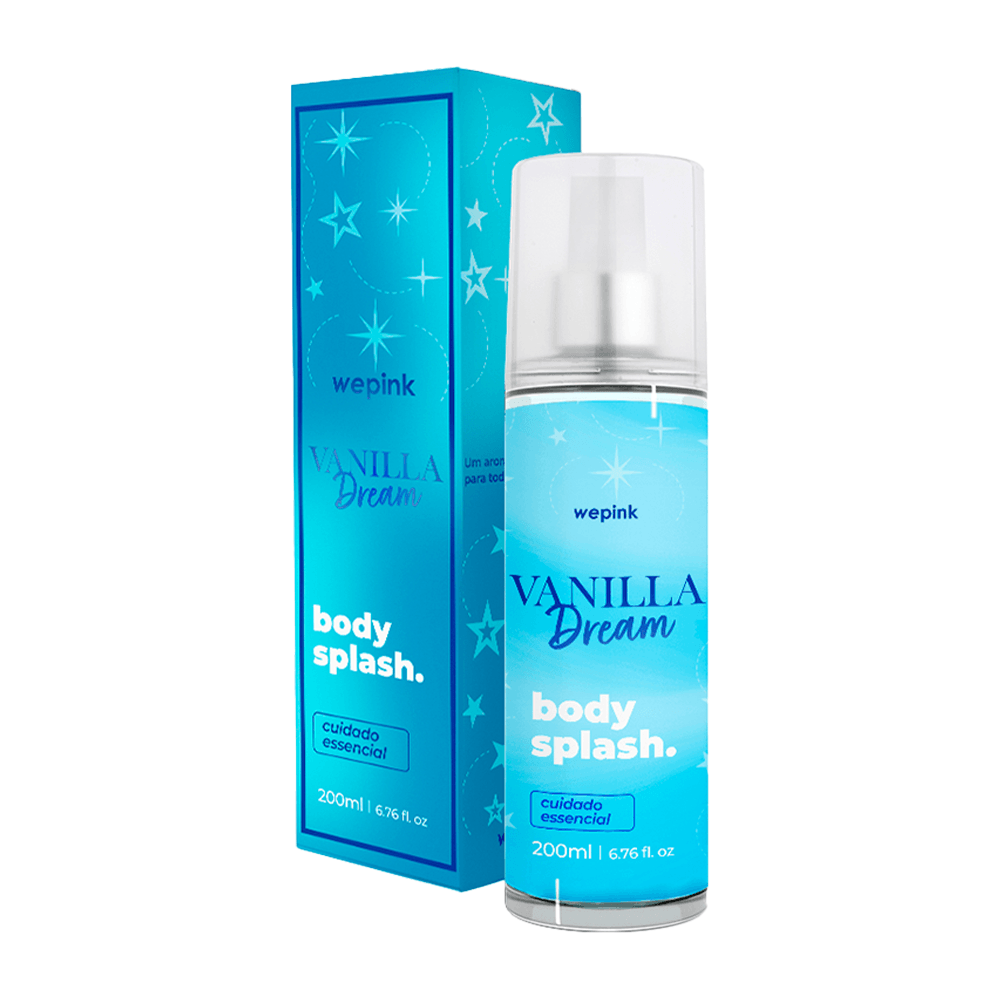 Body Splash Vanilla Dream Desodorante Colônia 200ml - Wepink